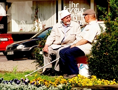 Men in Landsthul Park � Dave Hickey